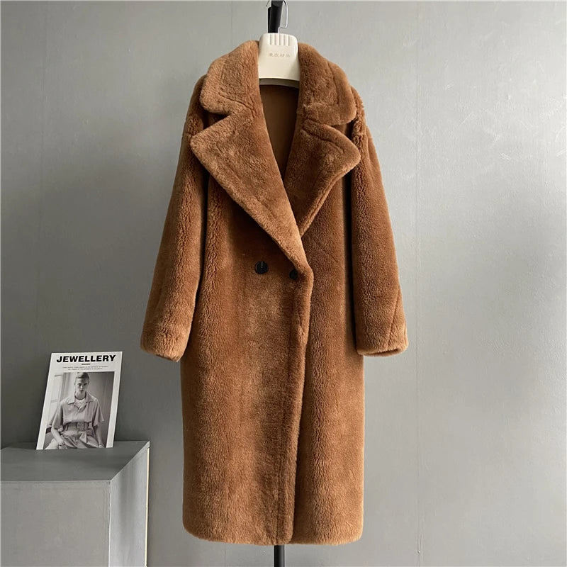 Long Cozy Teddy Coat