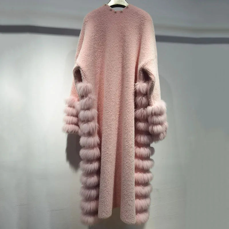 Long Knit Cardigan Coat