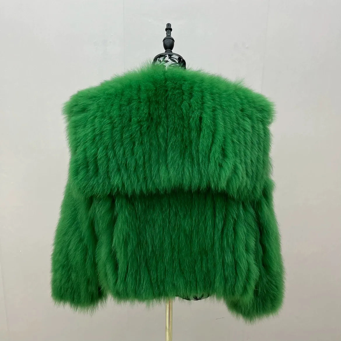 Natural Fox Fur Jacket